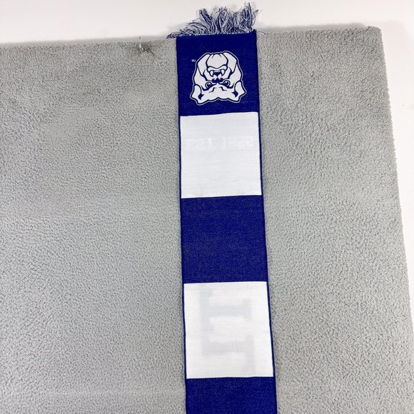Butler Bulldogs Scarf Blue White EST 1855 NCAA Basketball Tradition Scarves - Picture 5 of 9